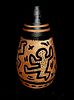 ** Keith Haring 
1958-1990 (American) 
Figures, 1988 
black ink drawing on a terracotta pot Image - 3