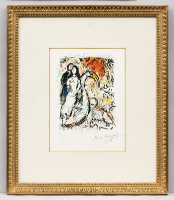 ** Marc Chagall - ** Marc Chagall 1887-1985 (Russian, French) Lelegie des Alizes, 1969 lithograph