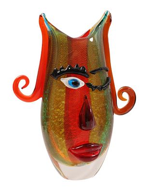 ** Vase Murano glass figure; Height 32 cm Other Notes: Items marked **with a lot number