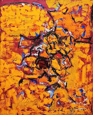 ** Alexandre Istrati - ** Alexandre Istrati 1915-1991 (Romanian) Untitled, 1956 oil on canvas 