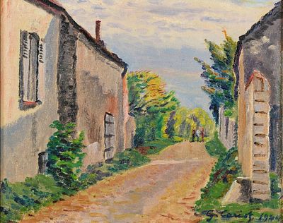 ** Gustave Camille Gaston Cariot - ** Gustave Camille Gaston Cariot 1872-1950 (French) Narrow 