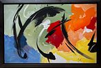 ** Jean Miotte - ** Jean Miotte 1926-2016 (French) Untitled acrylic on canvas 65x100 cm signed תמונה - 3