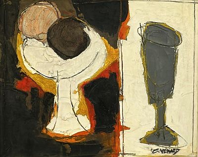 ** Claude Venard - ** Claude Venard 1913-1999 (French) Still life oil on canvas 30x40 cm signed 