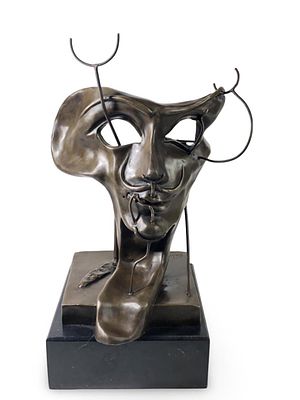 ** Attributed to Salvador Dali - ** Attributed to Salvador Dali 1904-1989 (Spanish) Self portrait 