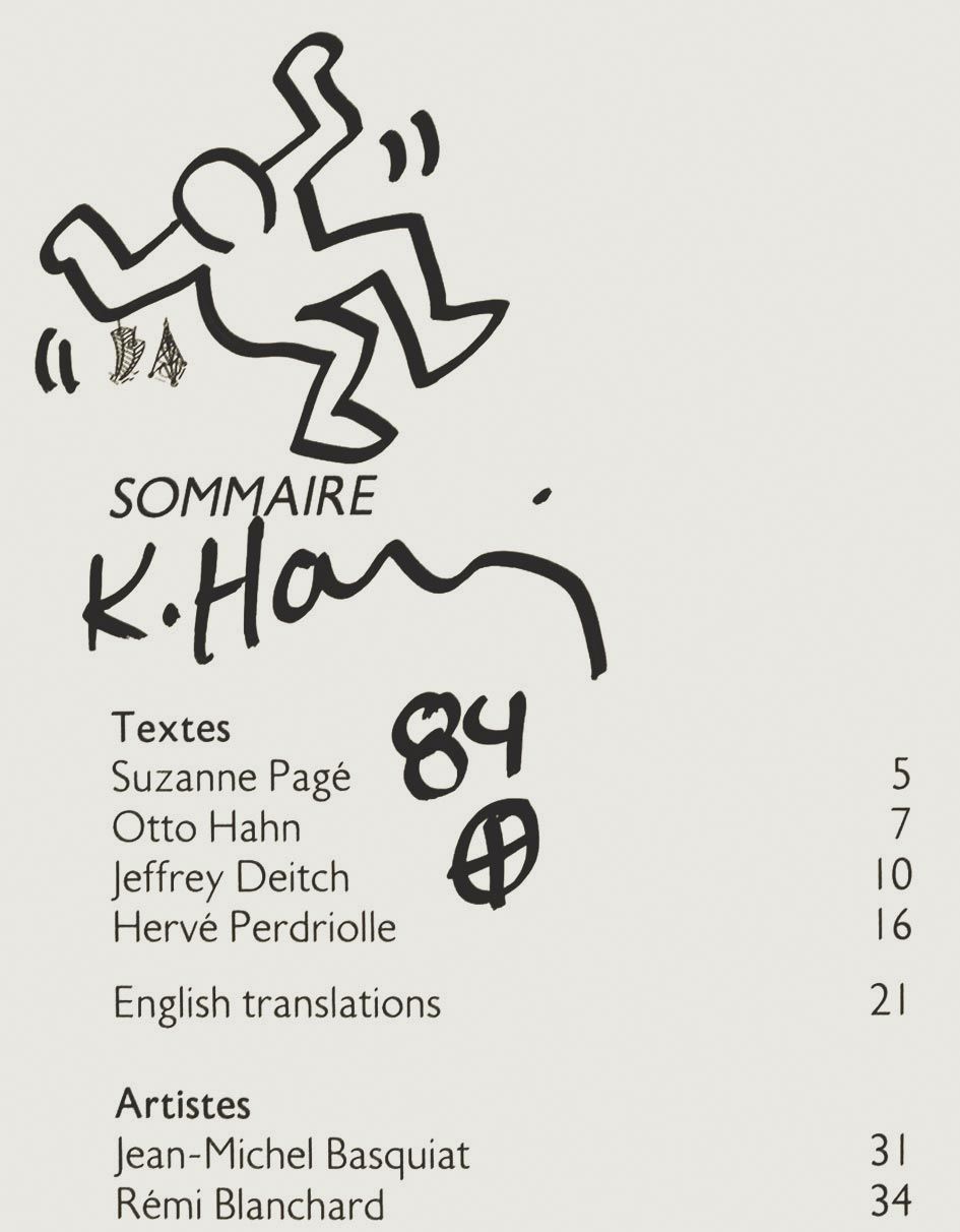 ** Keith Haring - ** Keith Haring 
1958-1990 (American) 
Dancer, 1984 
felt-tip pen on the content 