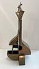 ** Arman - ** Arman 
1928-2005 (French, American) 
Guitare portugaise cubiste, 2003 
bronze with תמונה - 1