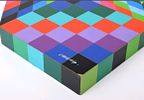 ** Victor Vasarely - ** Victor Vasarely 
1906-1997 (Hungarian, French) 
Untitled - unique 
vinyl תמונה - 1
