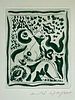 ** Andre Masson - ** Andre Masson 
1896-1987 (French) 
Lot includes 4 works; 1. Blue Moon Press- תמונה - 2