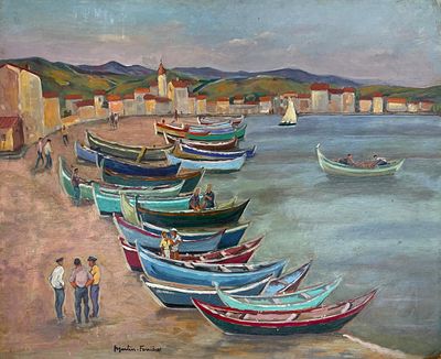 ** Jacques Martin-Ferrieres - ** Jacques Martin-Ferrieres 1893-1972 (French) Port in the South of 