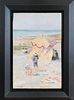 ** Abel Truchet - ** Abel Truchet 
1875-1918 (French) 
Beach scene 
oil on board 
35.50x23.50 cm תמונה - 1