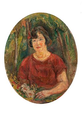 ** Michel Kikoine - ** Michel Kikoine 1892-1968 (Belarusian, French) Portrait of young girl, circa 