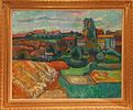 ** Pinchus Kremegne - ** Pinchus Kremegne 1890-1981 (French, Belarusian) Landscape, 1922 oil on תמונה - 1