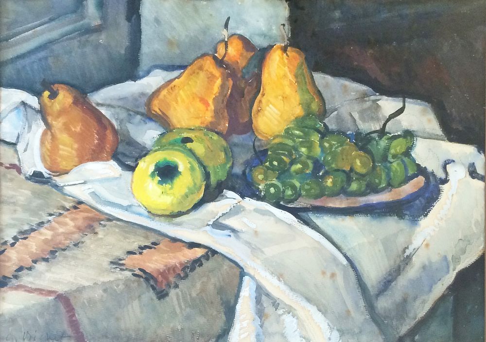 ** Charles Theodore Bichet - ** Charles Theodore Bichet 1863-1929 (French) Still life with apples 