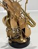 ** Arman - ** Arman 
1928-2005 (French, American) 
Bronze Violin and instruments sculpture 
160 cm תמונה - 2