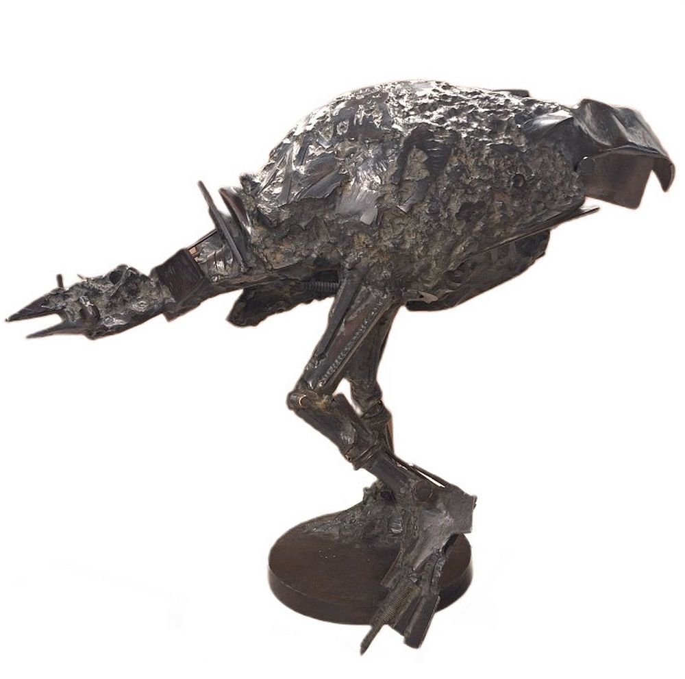 ** Cesar - ** Cesar 1921-1998 (French) Big Hen (Grosse Poule) bronze with brown patina; foundry: 