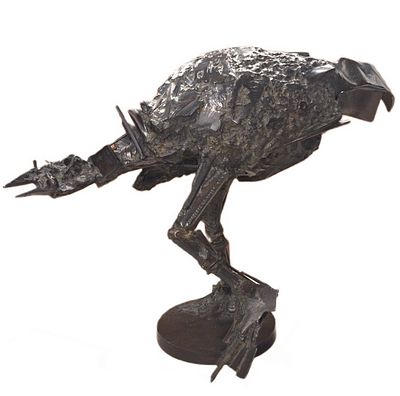 ** Cesar - ** Cesar 1921-1998 (French) Big Hen (Grosse Poule) bronze with brown patina; foundry: 