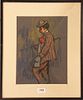 ** Charles Theodore Bichet - ** Charles Theodore Bichet 
1863-1929 (French) 
Gentleman standing תמונה - 1
