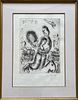 Marc Chagall - Marc Chagall 
1887-1985 (Russian, French) 
Le couple sur le cheval, 1980 
etching תמונה - 1