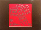 ** Keith Haring - ** Keith Haring 1958-1990 (American) Flying Devil; 1984 "Good and Evil are very תמונה - 2