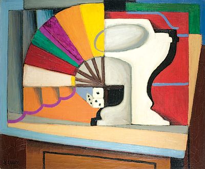 ** Andre Lhote - ** Andre Lhote 1885-1962 (French) L'eventail, c. 1917 oil on canvas 50x61cm 