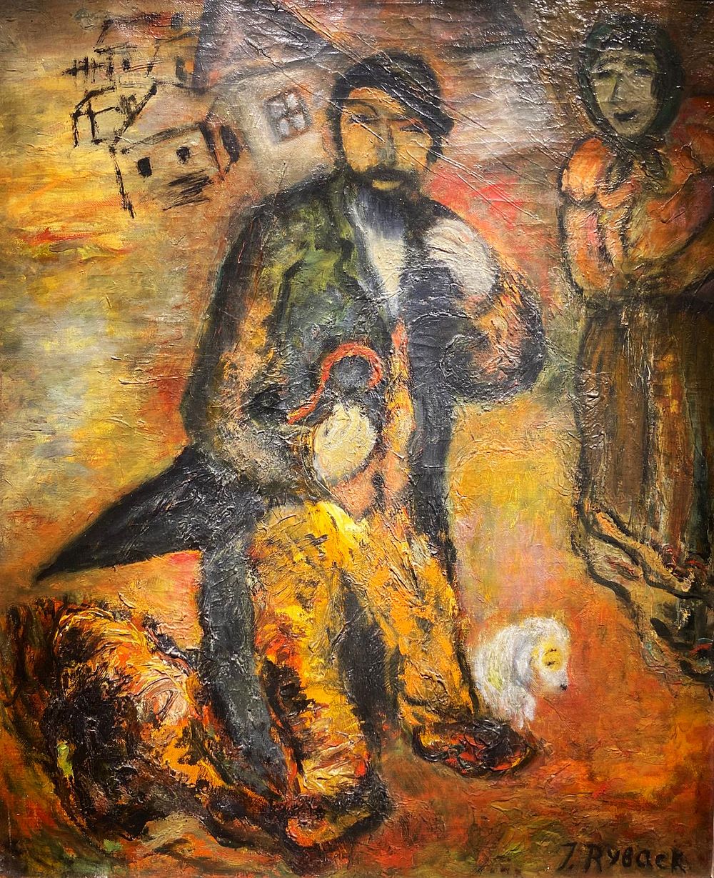 ** Issachar Ber Ryback - ** Issachar Ber Ryback 
1897-1935 (Ukrainian, French) 
The shadchan, 1932 