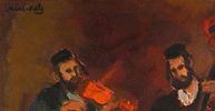 ** Mane Katz - ** Mane Katz 
1894-1962 (Ukrainian, French) 
Two musicians 
oil on canvas 
50.50x41 תמונה - 1