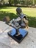 ** Frank Meisler - ** Frank Meisler 
1929-2018 (German, Israeli) 
The accountant 
metal sculpture תמונה - 1