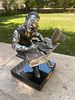 ** Frank Meisler - ** Frank Meisler 
1929-2018 (German, Israeli) 
The accountant 
metal sculpture תמונה - 2