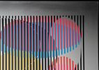 ** Yaacov Agam - ** Yaacov Agam 
b.1928 (Israeli) 
Cosmic Relationship, circa 1979 
serigraph on תמונה - 2