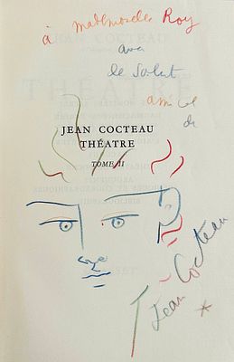 ** Jean Cocteau - ** Jean Cocteau 1889-1963 (French) Book Theater Volume 2 Edition adorned by the 