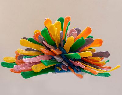 ** Alex Angi - ** Alex Angi b.1965 (French) Plastic virus, 2010 plastic sculpture (some 