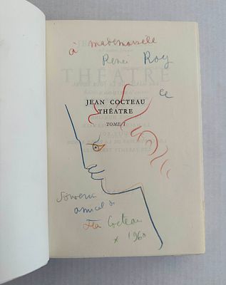 ** Jean Cocteau - ** Jean Cocteau 1889-1963 (French) Book Theater Volume 1 Edition adorned by the 