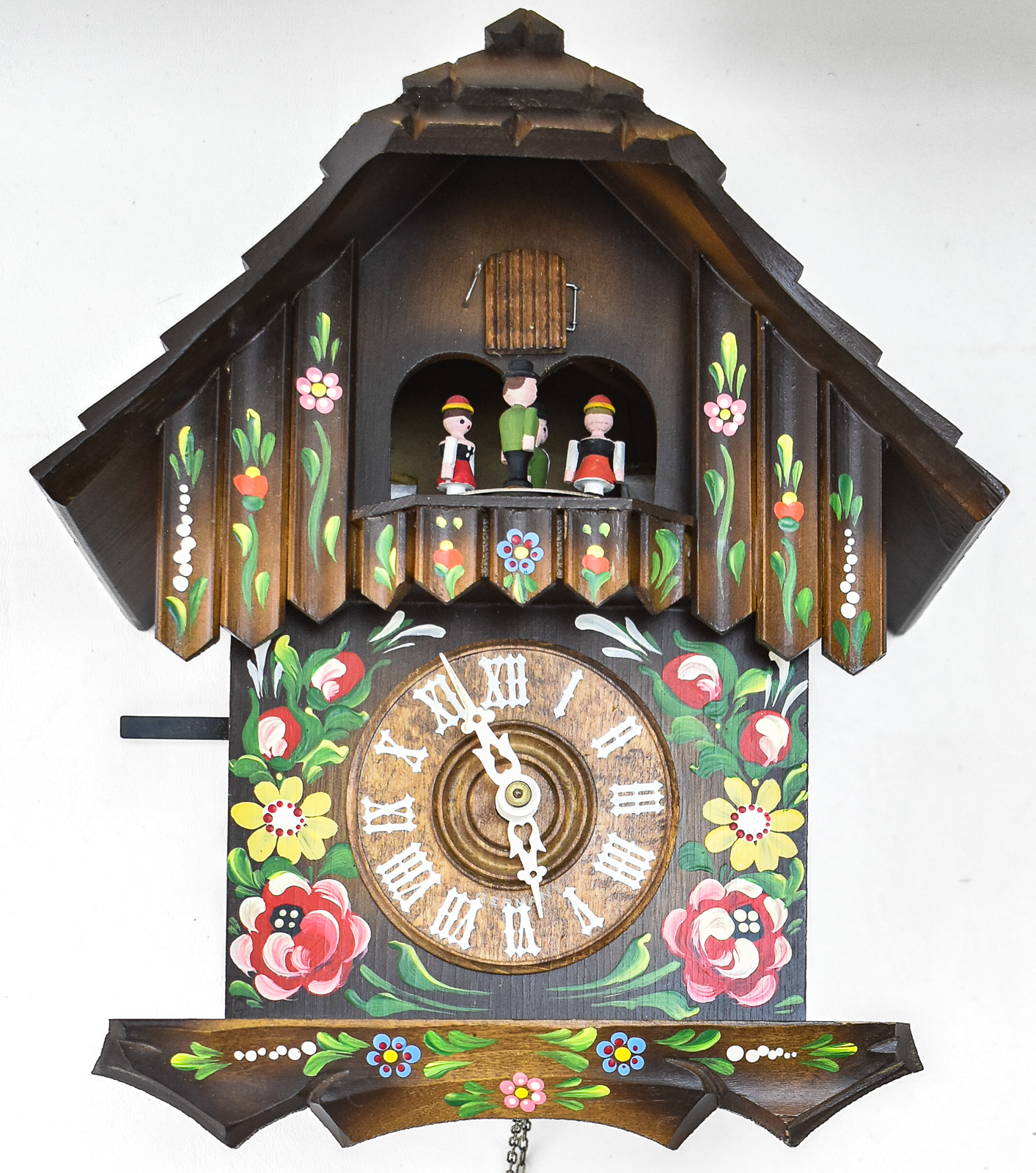 Lot 274 - VINTAGE GUEISSAZ-JACCARD SWISS MUSICAL CUCKOO CLOCK
