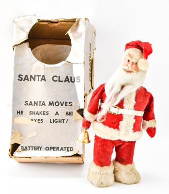 "A SANTA CREATION" BATTERY OPERATED VINTAGE SANTA CLAUS. "A Santa Creation" Japanese 
