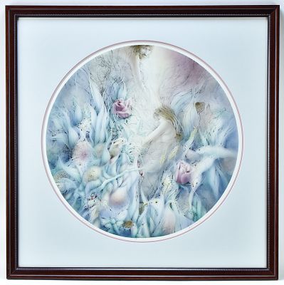 LEE BOGLE "IN THE BEGINNING" SIGNED ARTIST PROOF LITHOGRAPH. Artist proof lithographic print on 