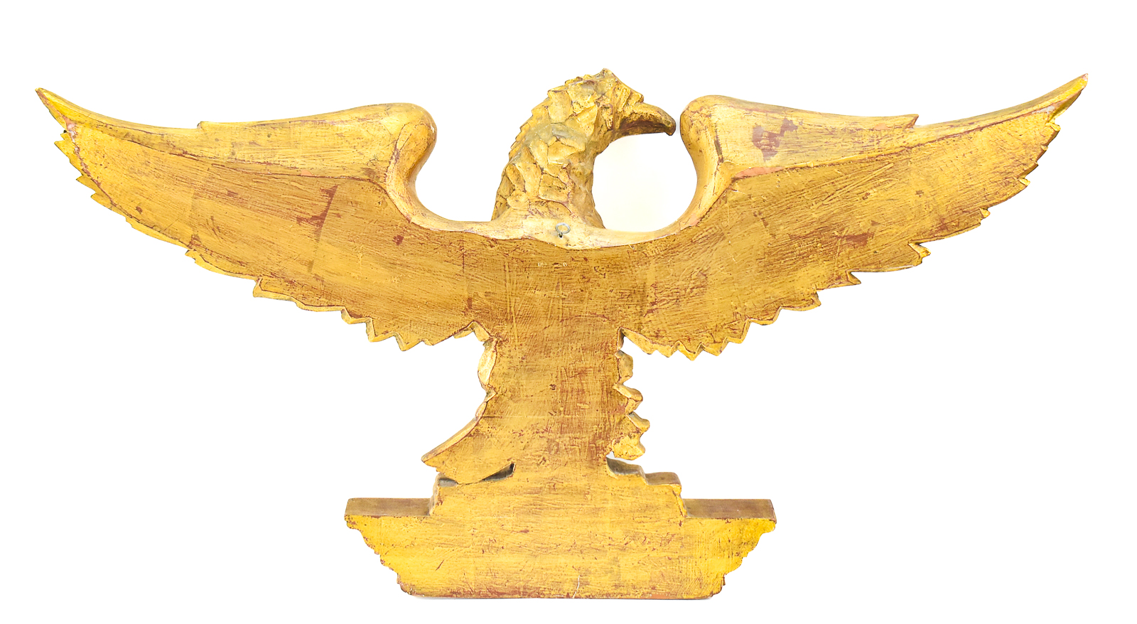 GEORGIAN-STYLE GILTWOOD MOUNTED EAGLE WALL ACCENT