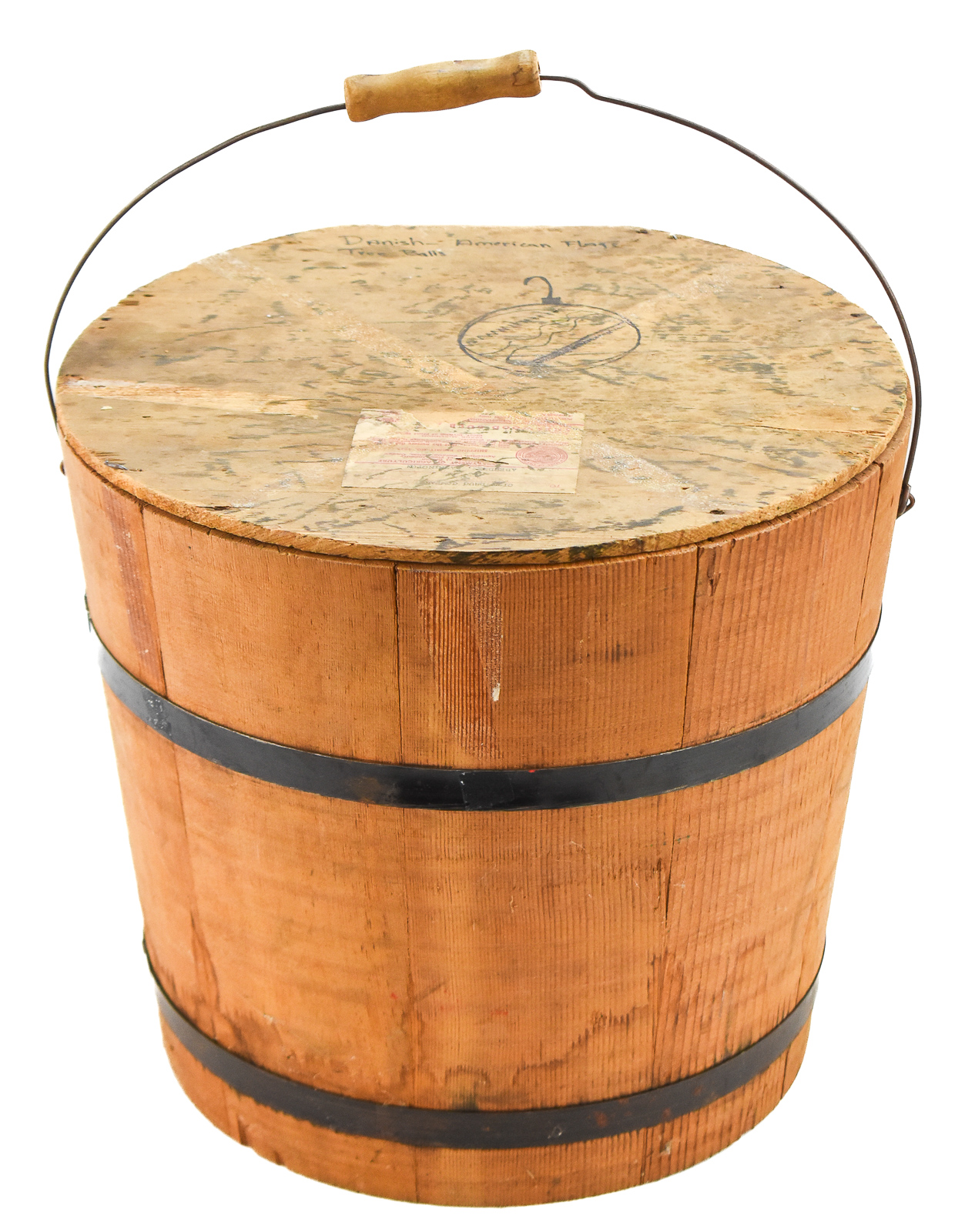 AMERICAN PINE STAVED PLANT BUCKET