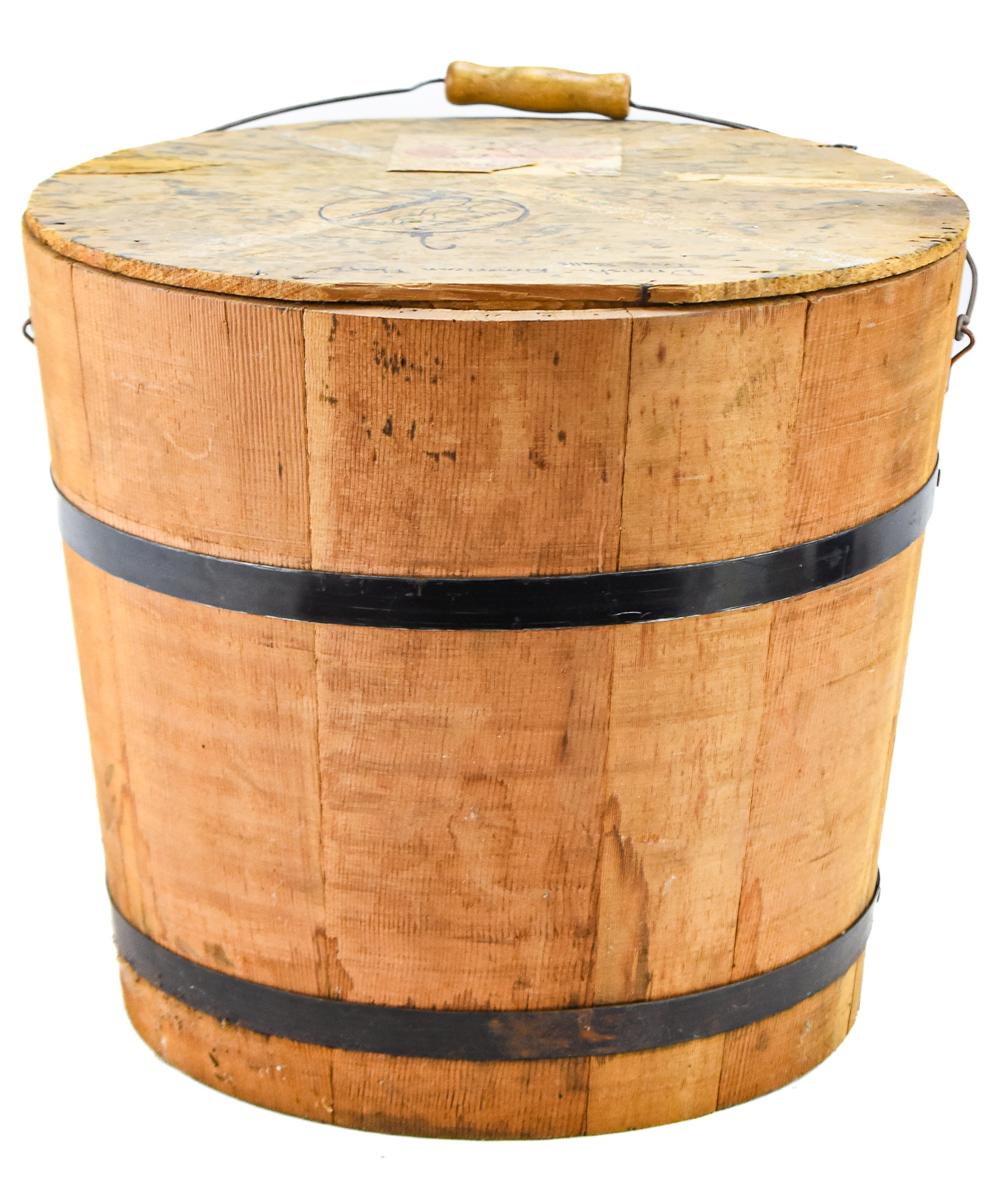 AMERICAN PINE STAVED PLANT BUCKET