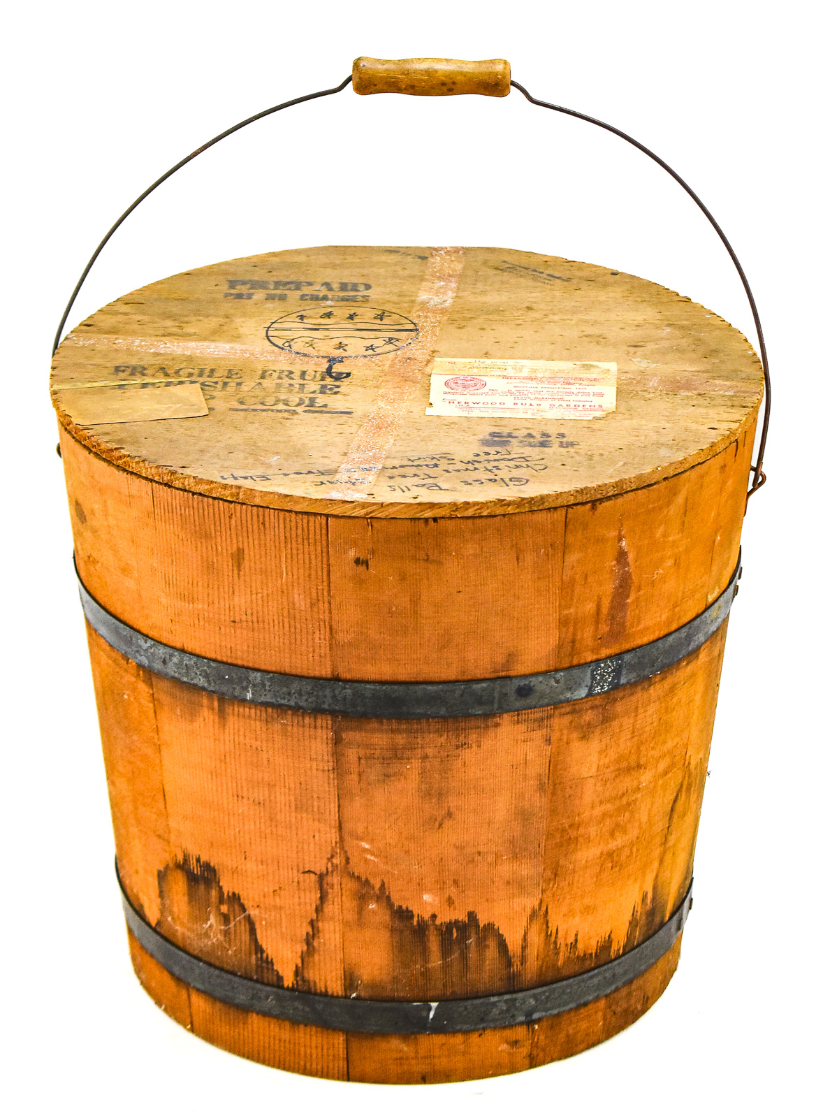 AMERICAN PINE STAVED PLANT BUCKET