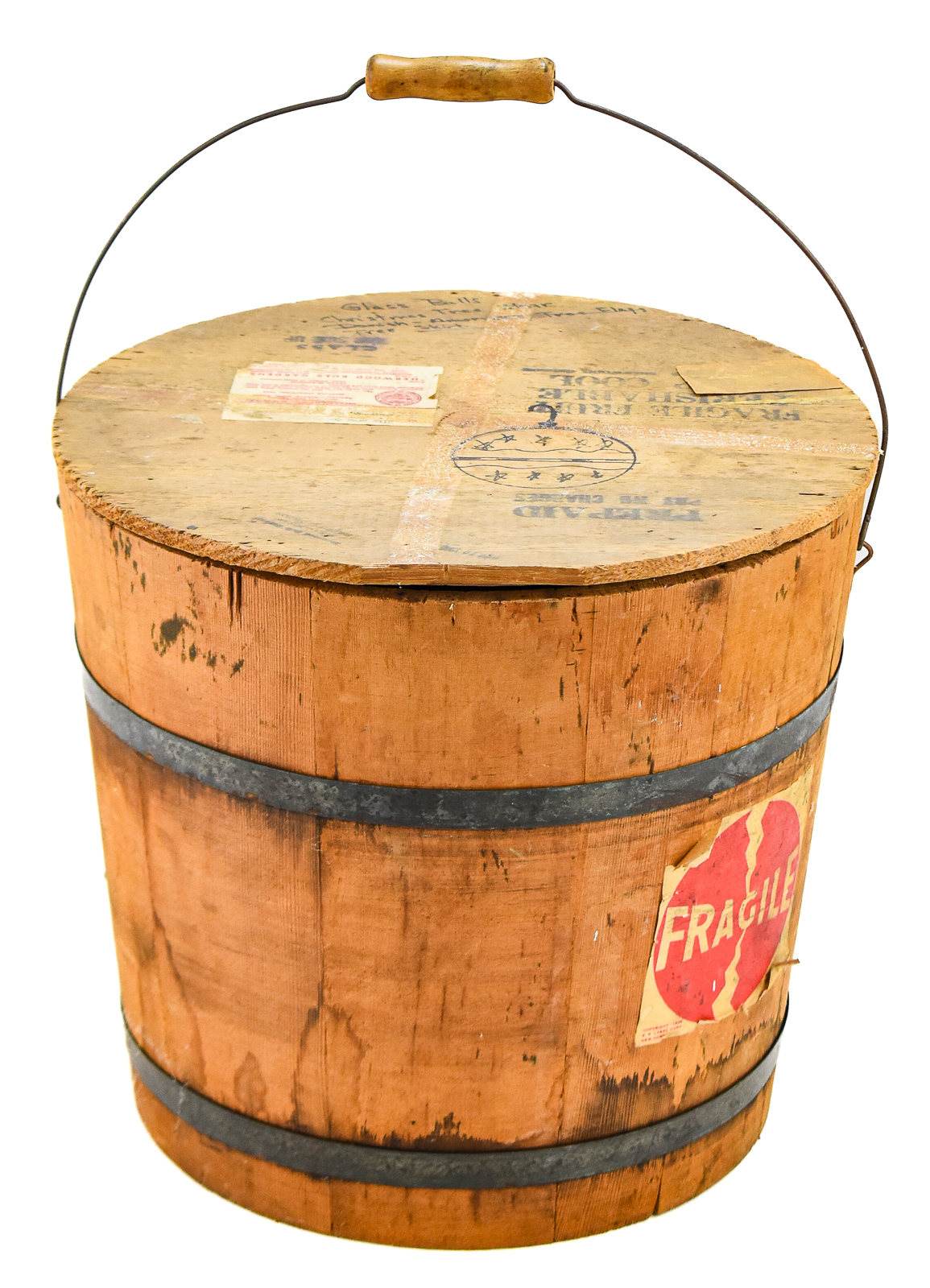 AMERICAN PINE STAVED PLANT BUCKET