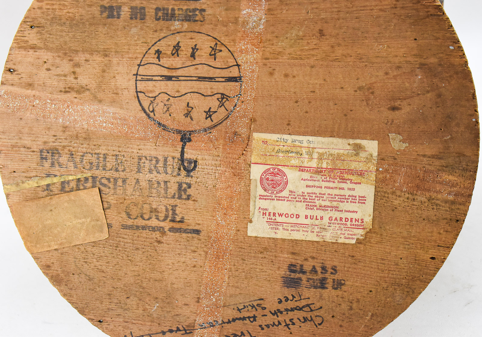 AMERICAN PINE STAVED PLANT BUCKET