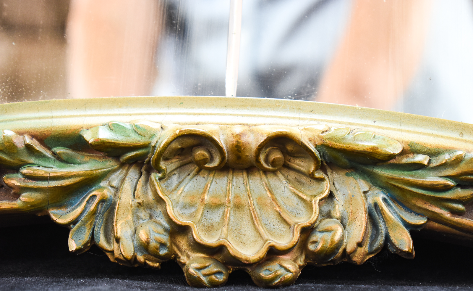 FRENCH LOUIS XV REVIVAL STYLE GILTWOOD MIRROR