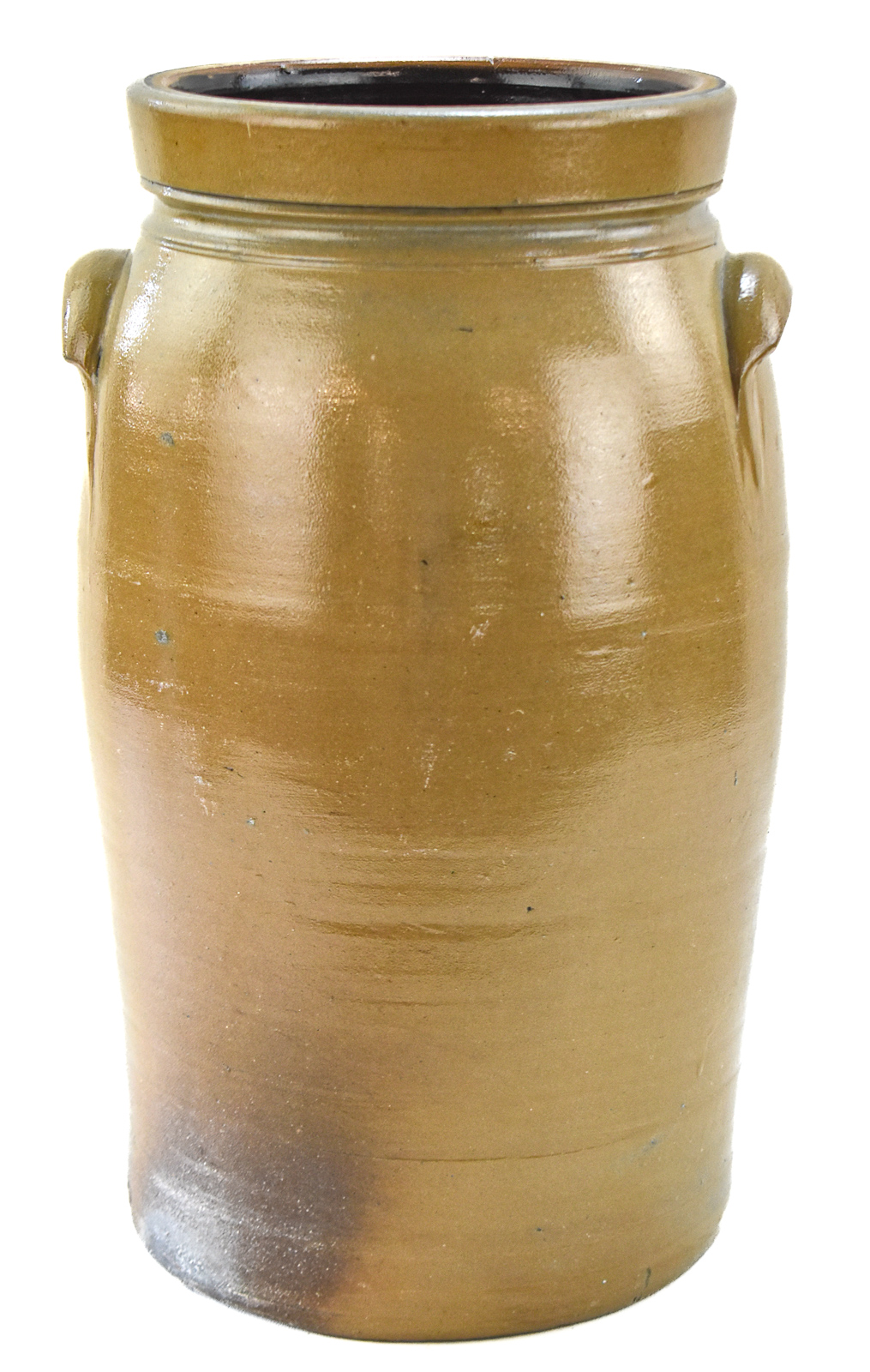 A.P. DONAGHHO FOUR-GALLON STONEWARE CHURN