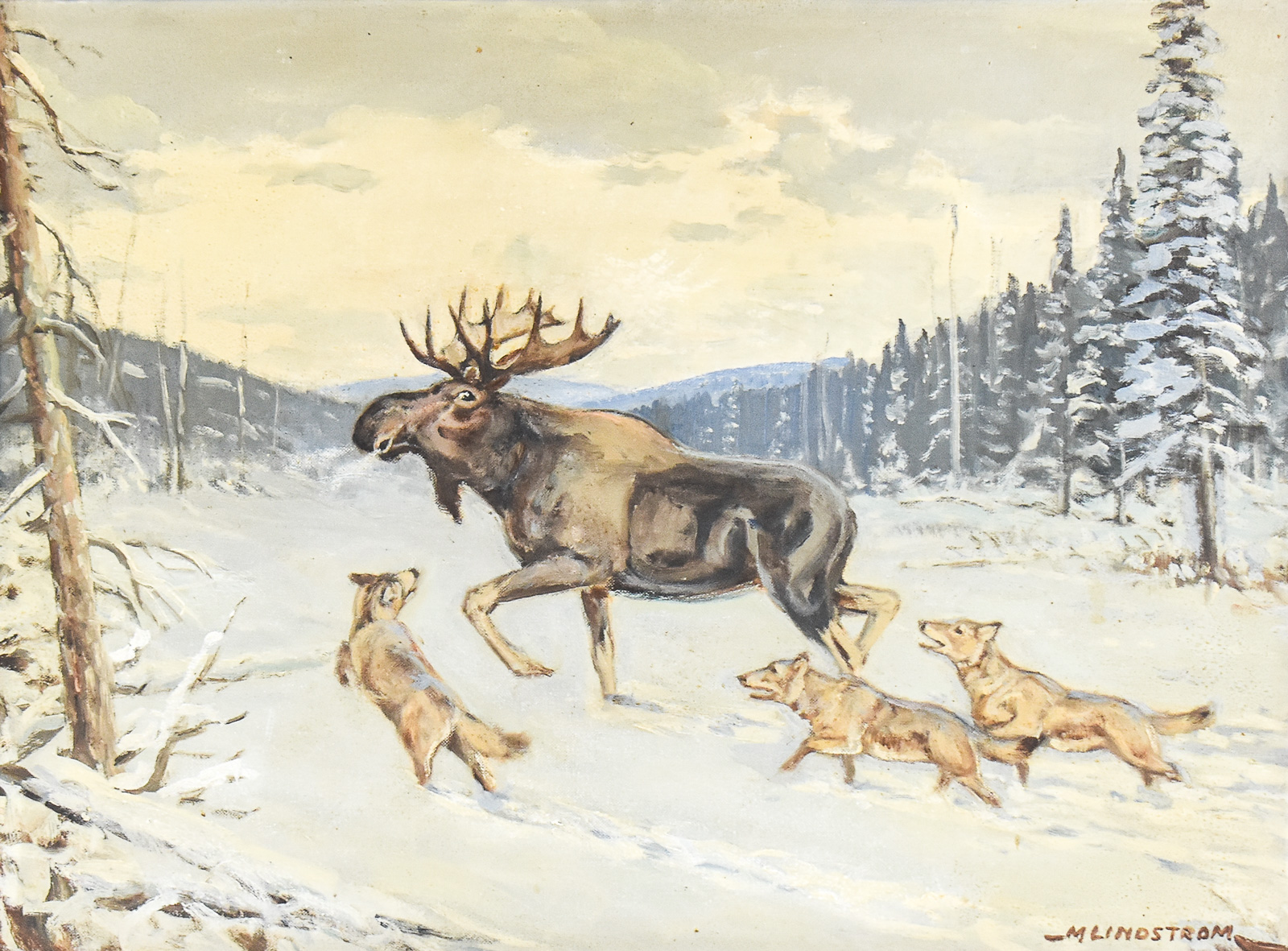 MATT LINDSTROM ORIGINAL OIL PAINTING