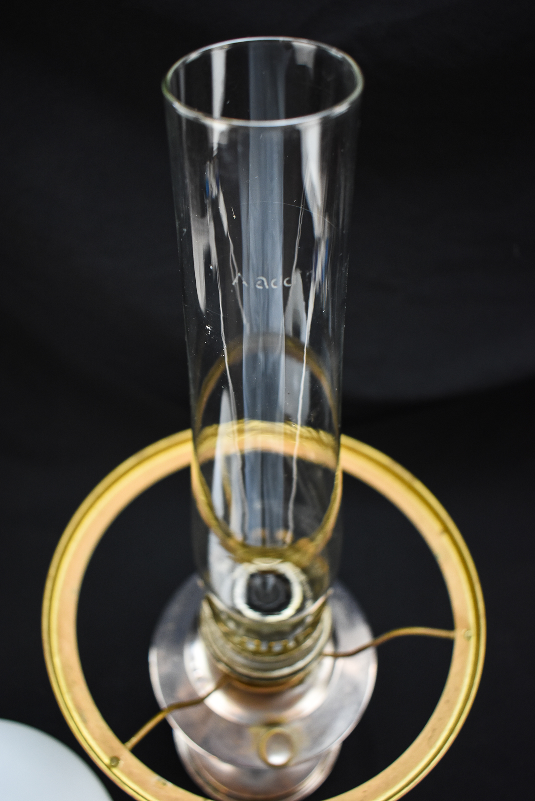 ALADDIN MODEL No. 21C NICKEL-PLATED LAMP