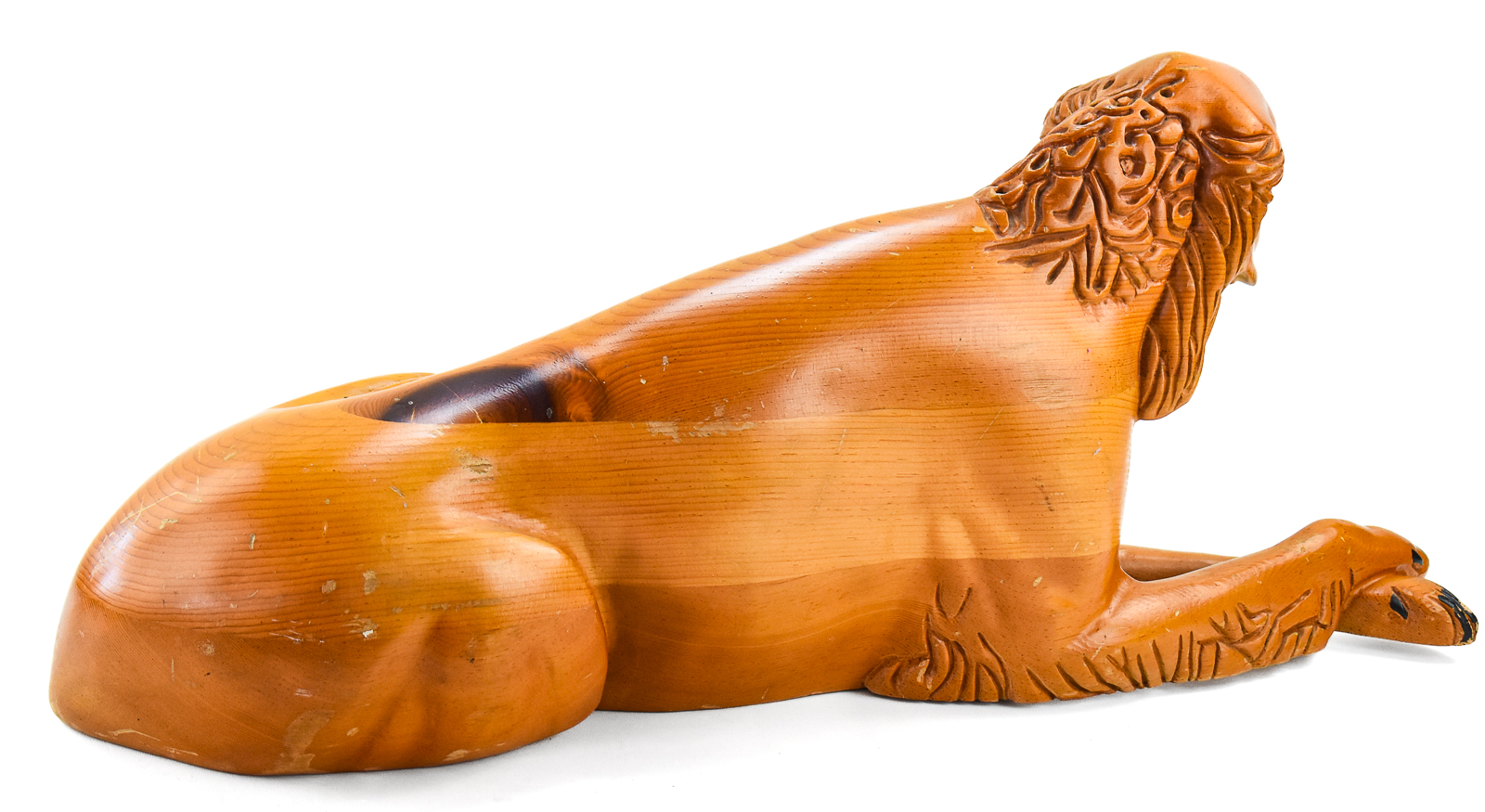HAND-CARVED IRISH SETTER SCULPTURE