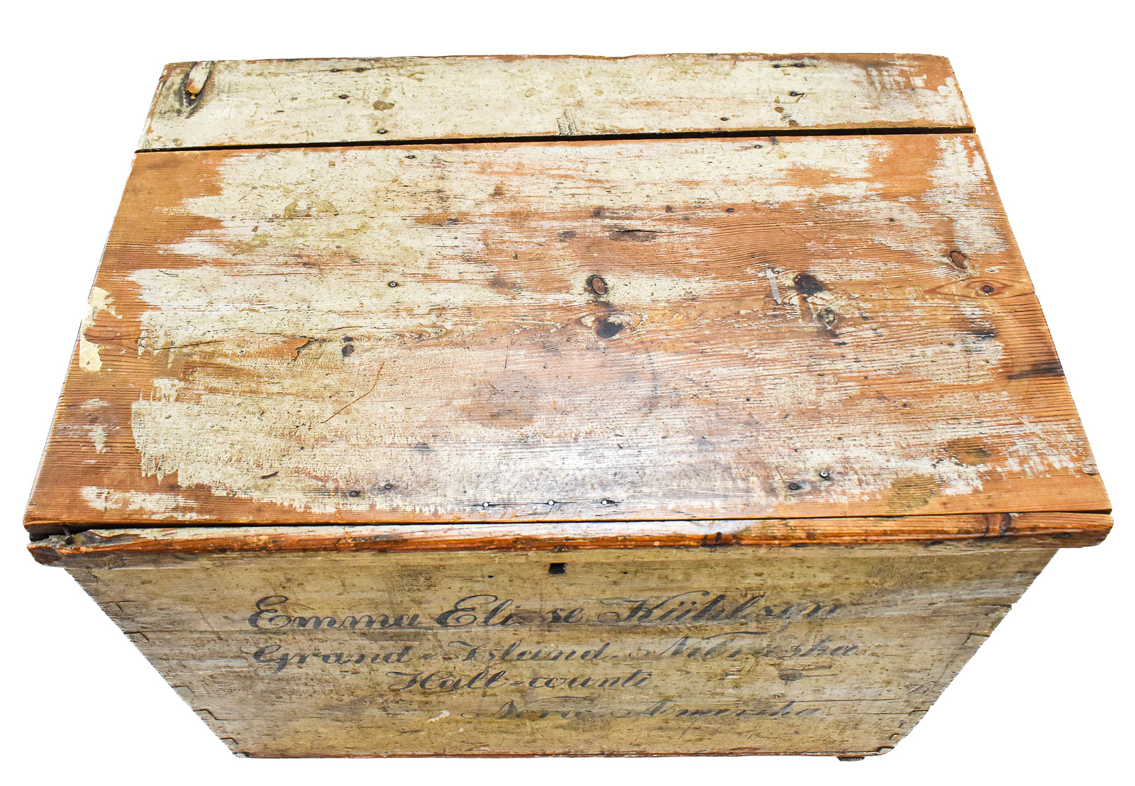 CUSTOMARY SCANDINAVIAN IMMIGRANT TRUNK