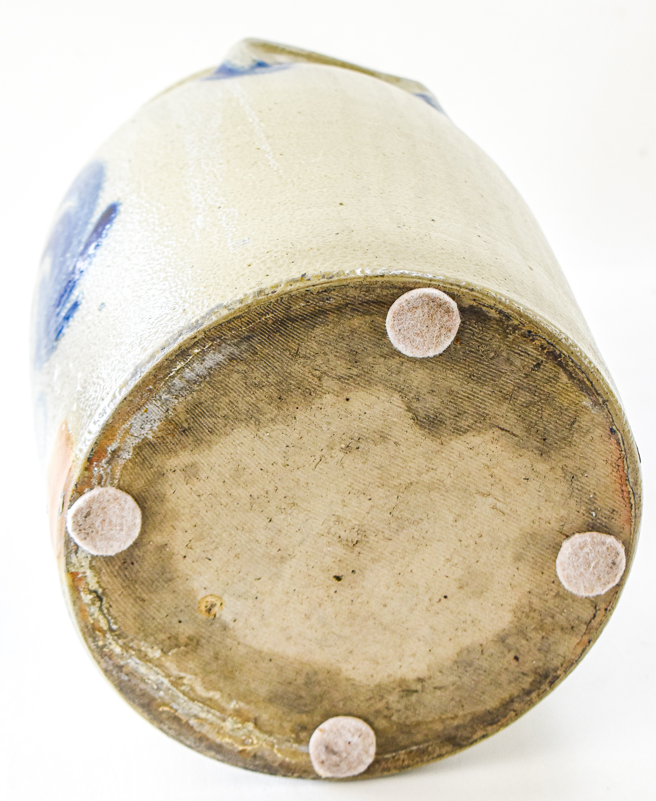 THOMPSON HARRINGTON TWO-GALLON SALT-GLAZED STONEWARE CROCK