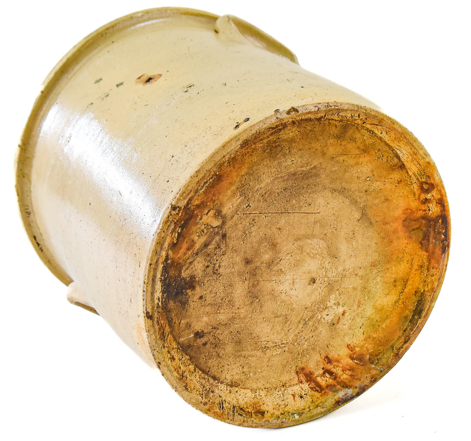 NORTON & FENTON THREE-GALLON SALT-GLAZED STONEWARE CROCK