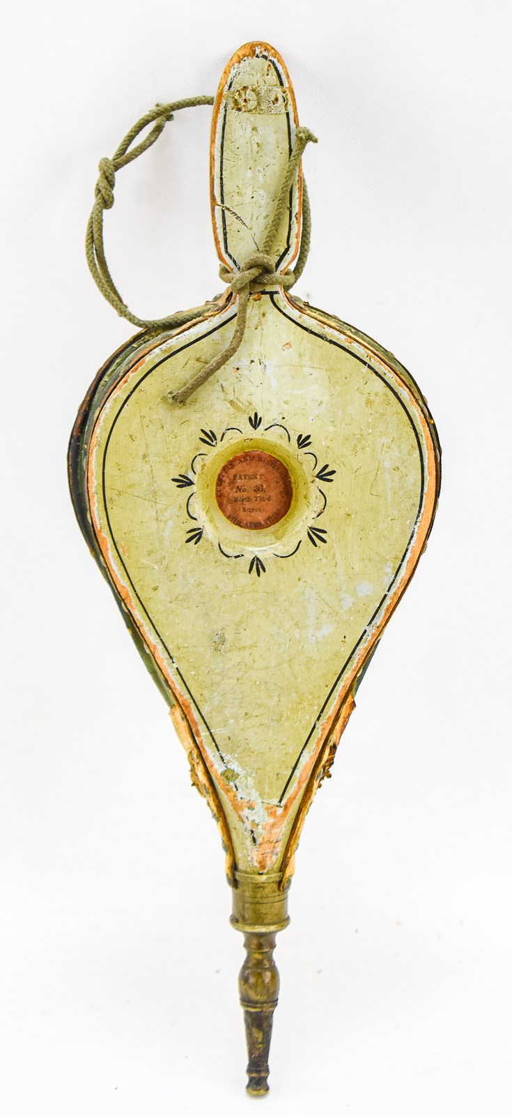 ECKSTEIN & RICHARDS TURTLE-BACK FIREPLACE BELLOWS